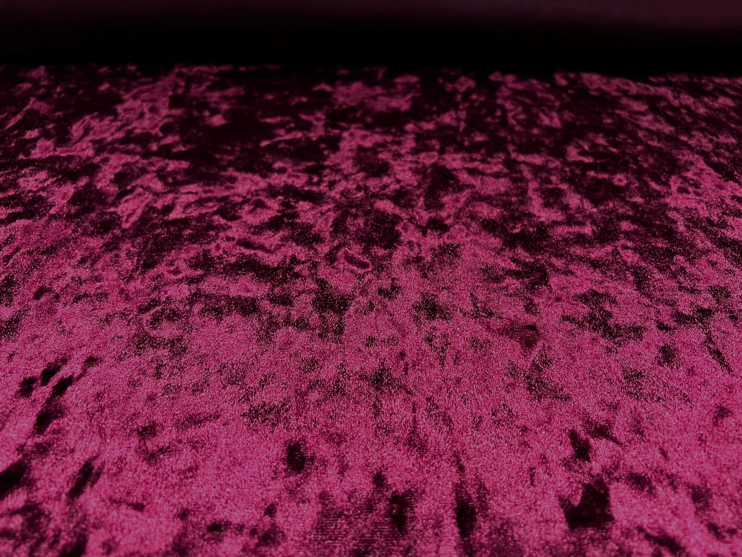 Spandex velvet velour stretch fabric, per metre - marbled - plum