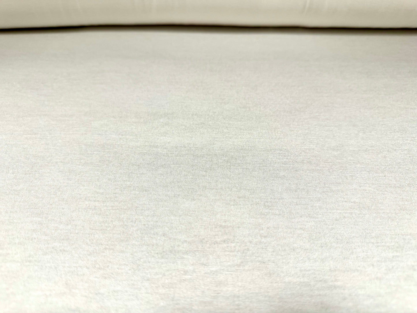 Viscose spandex stretch single jersey fabric, per metre - plain - ivory