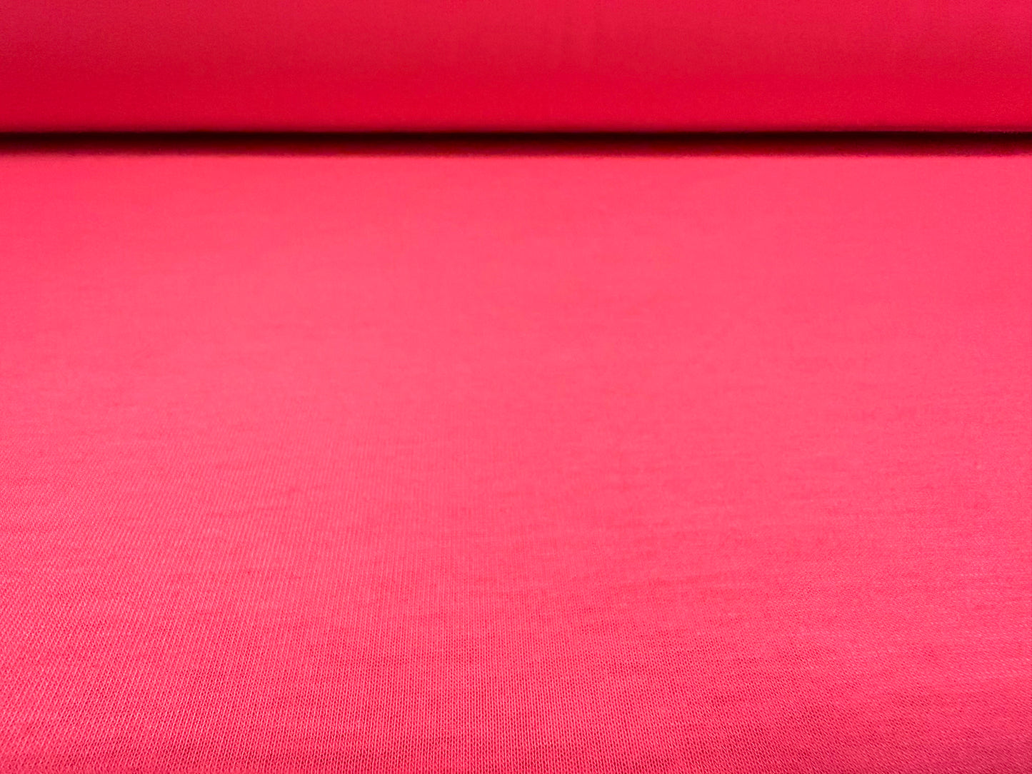 Soft handle single jersey fabric, per metre - plain - fluorescent pink