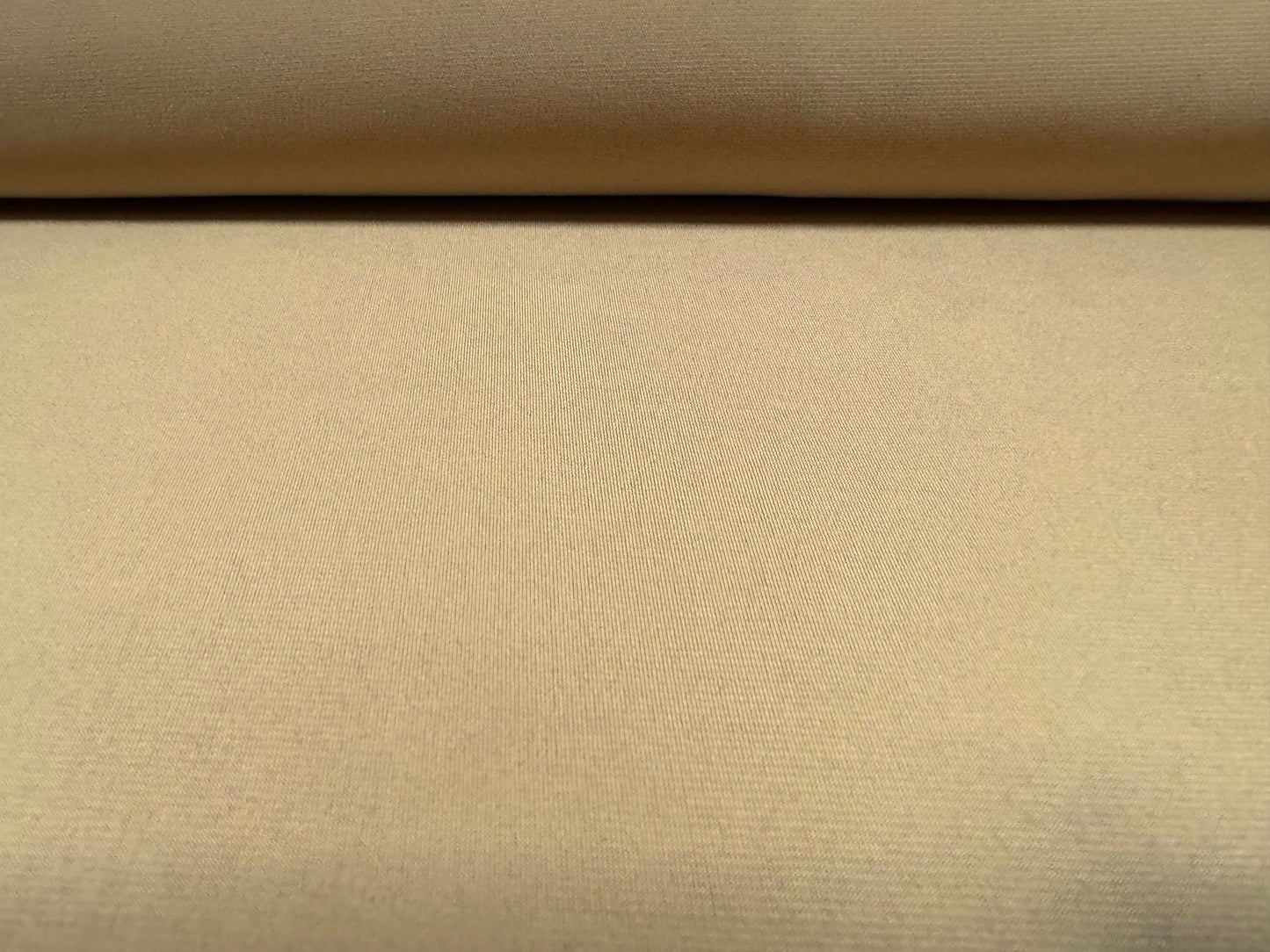 Stretch spandex ITY single jersey fabric, per metre - plain - tan
