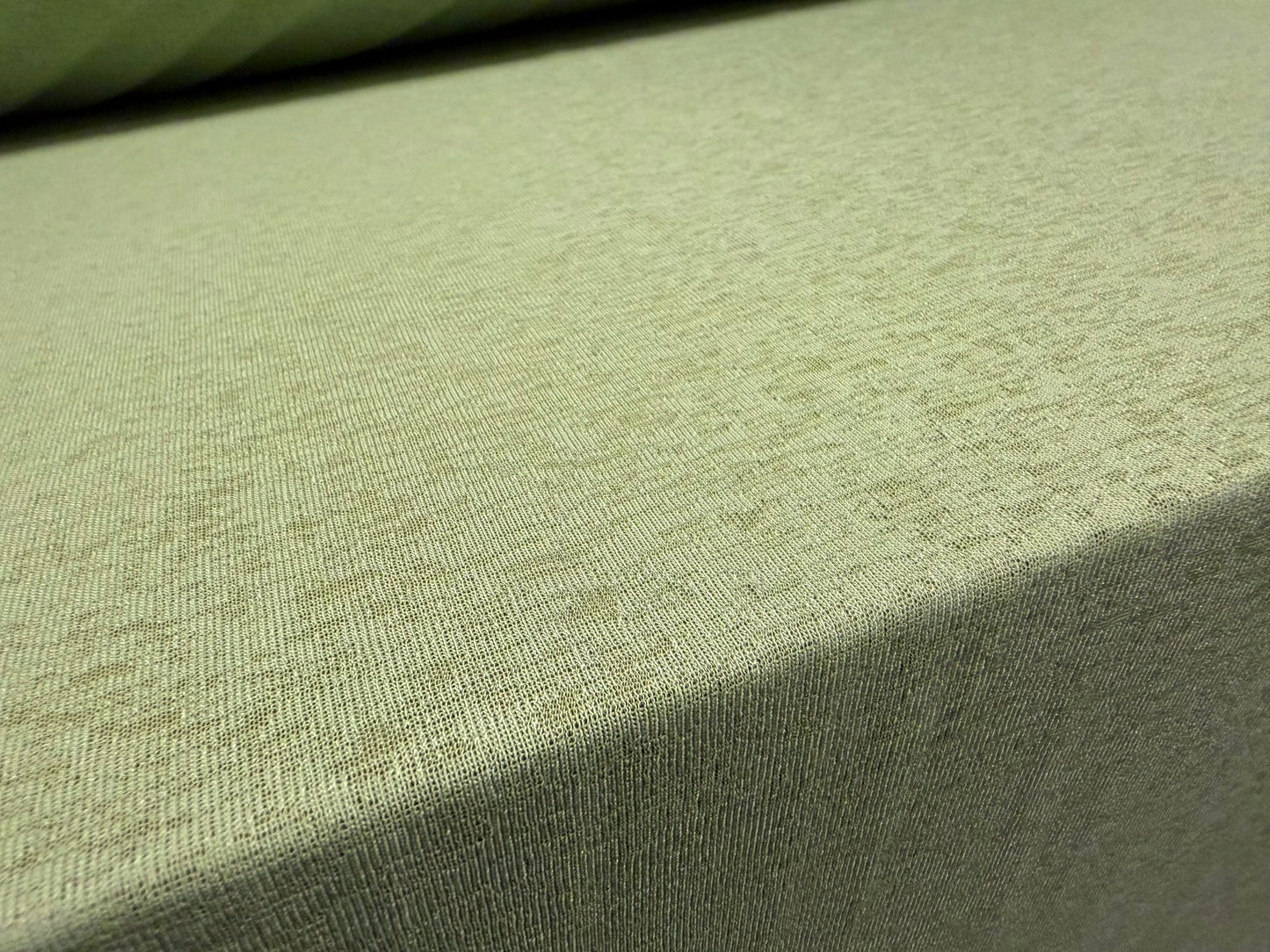 Thick & thin stretch spandex single jersey fashion fabric, per metre - plain - mint