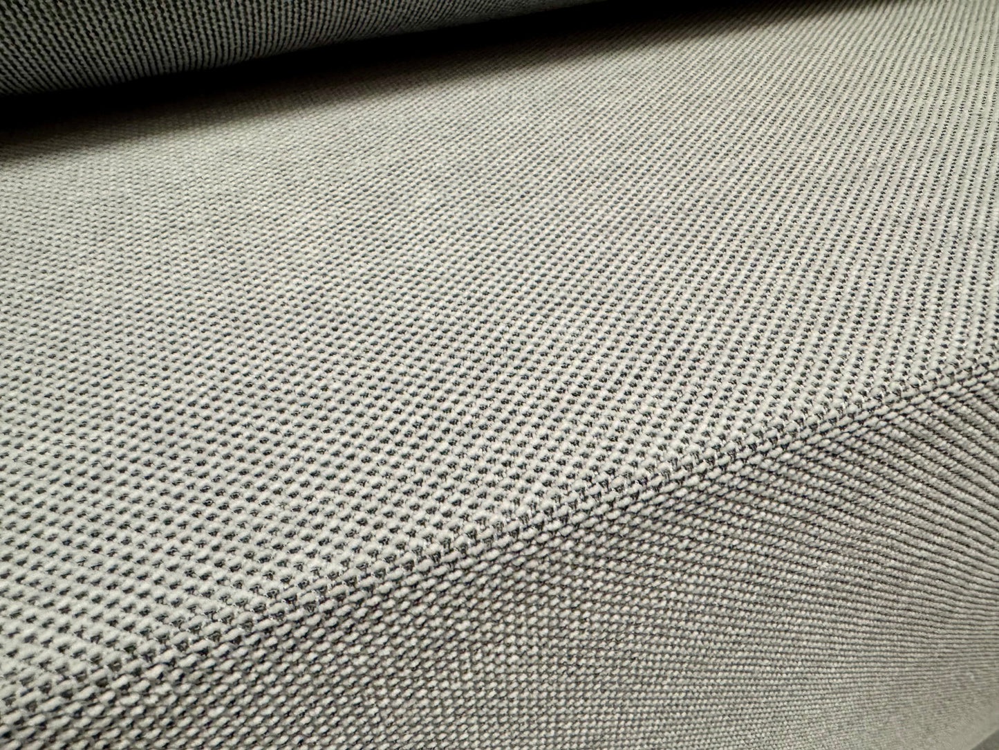 Ascot Tweed upholstery fabric, per metre - semi-plain - silver grey