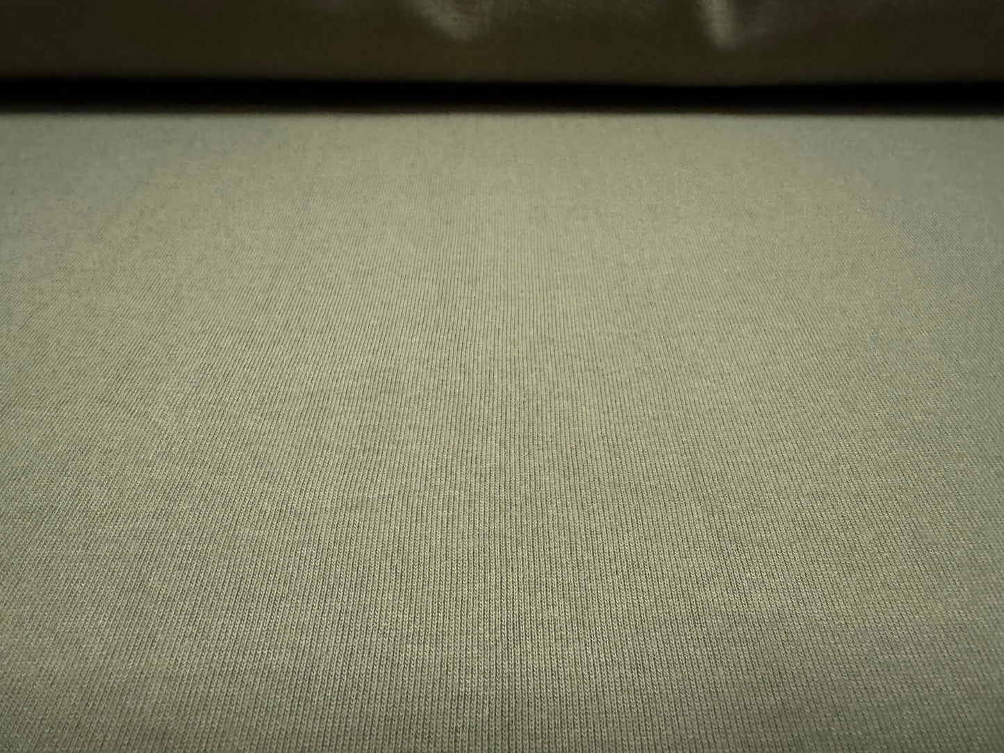 Cotton single jersey fabric, per metre - plain - khaki green