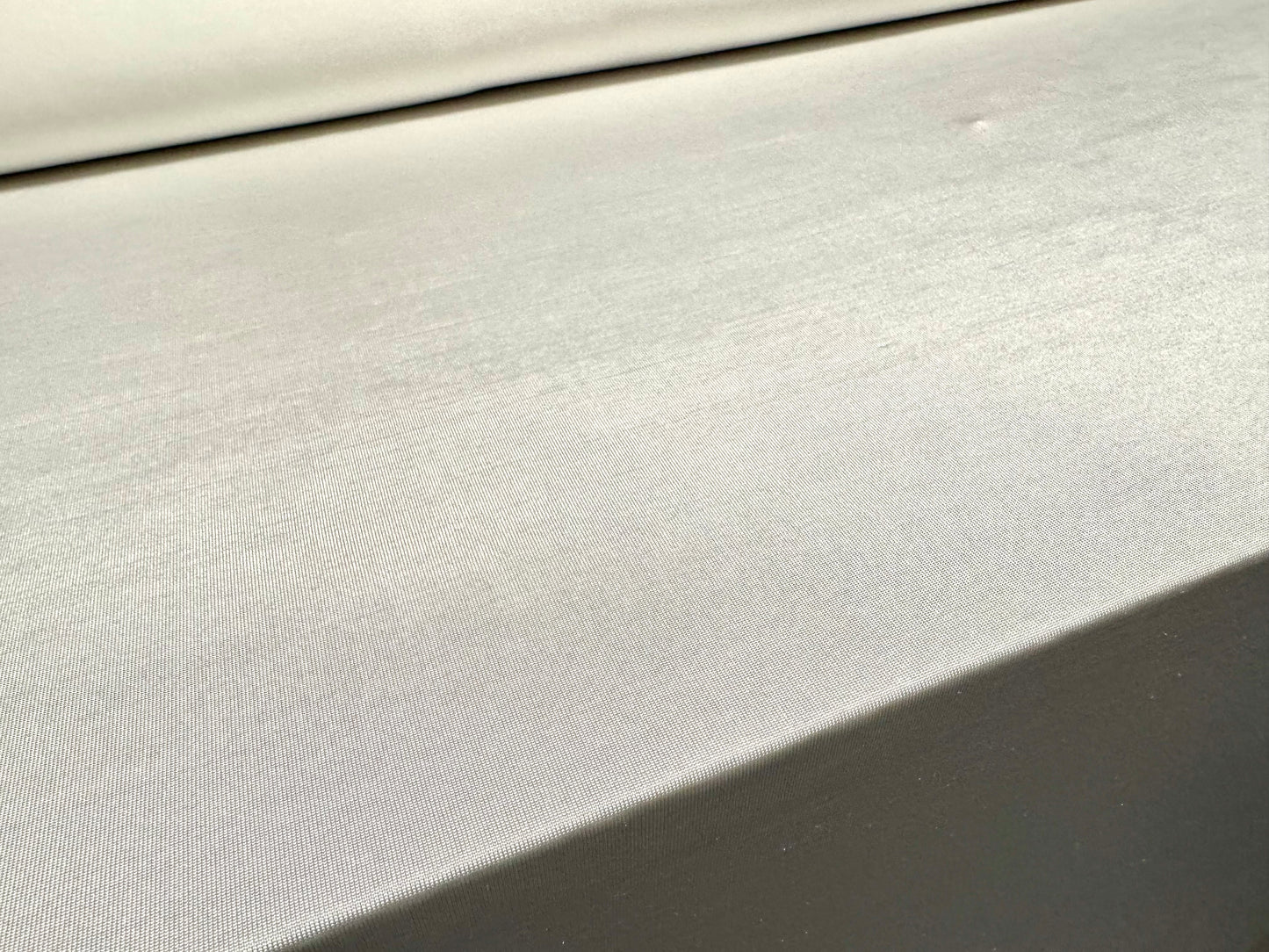 Stretch spandex single jersey fabric, per metre - plain - white