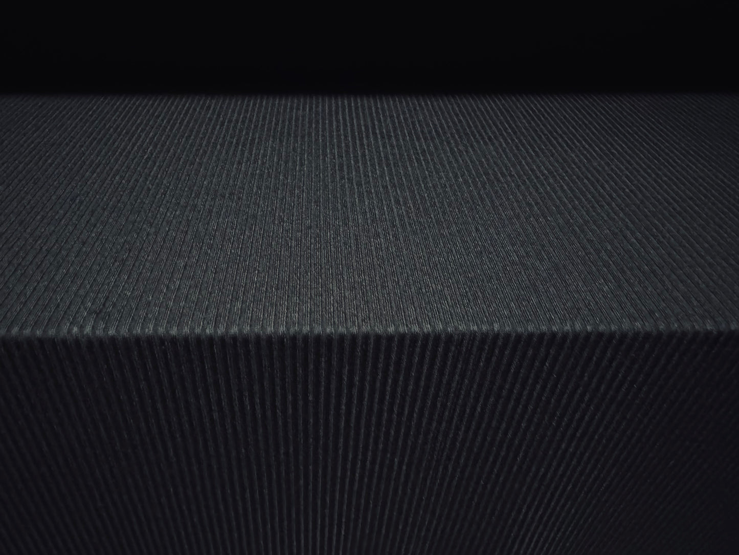 Super stretch spandex fine rib jersey fabric, per metre - plain - black