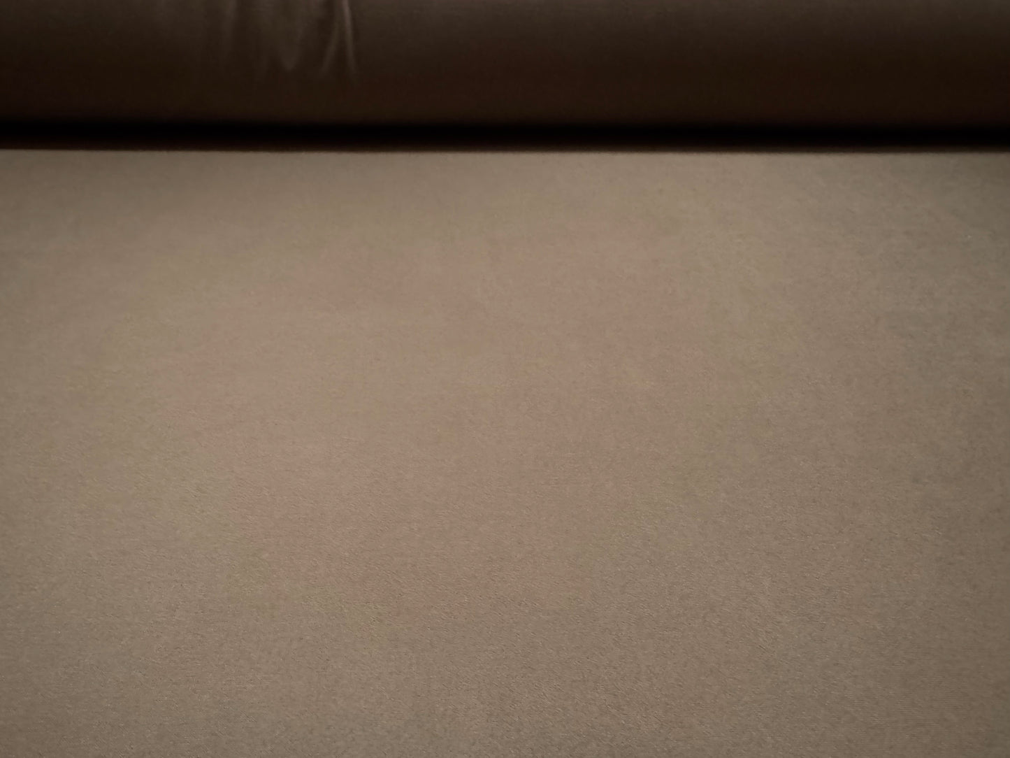 Soft touch spandex stretch jersey dress fabric, per metre - plain - taupe