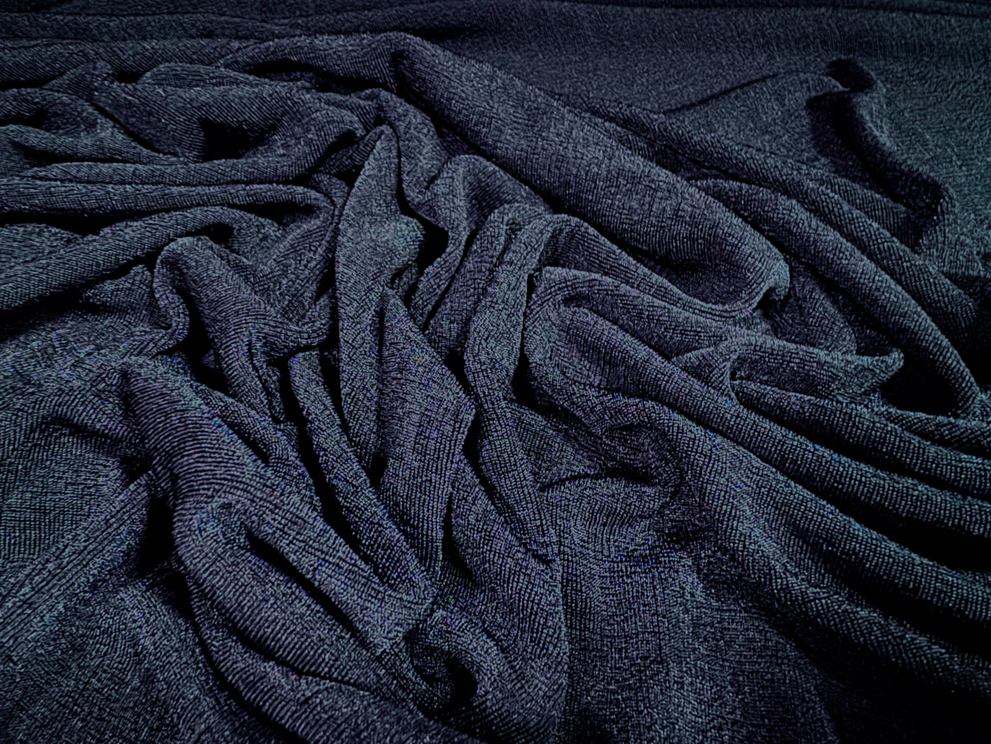 Slinky Stretch spandex jersey fabric, per metre - plain - French Navy