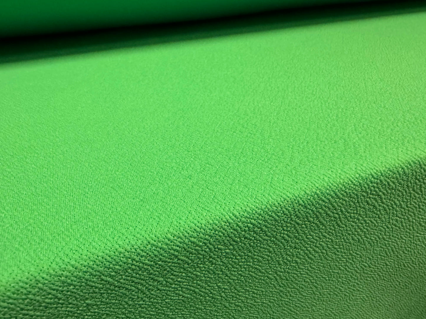Valentino crepe stretch spandex jersey fabric - per metre - plain - bright green