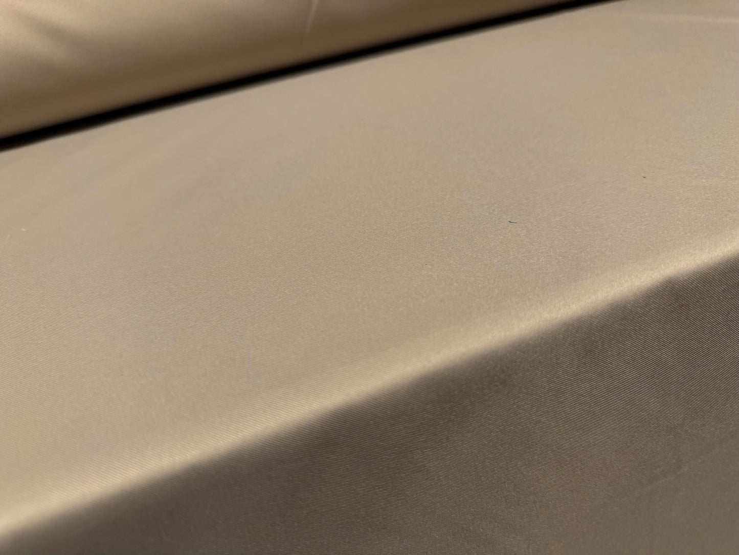 Woven nylon fabric, per metre - plain - stone