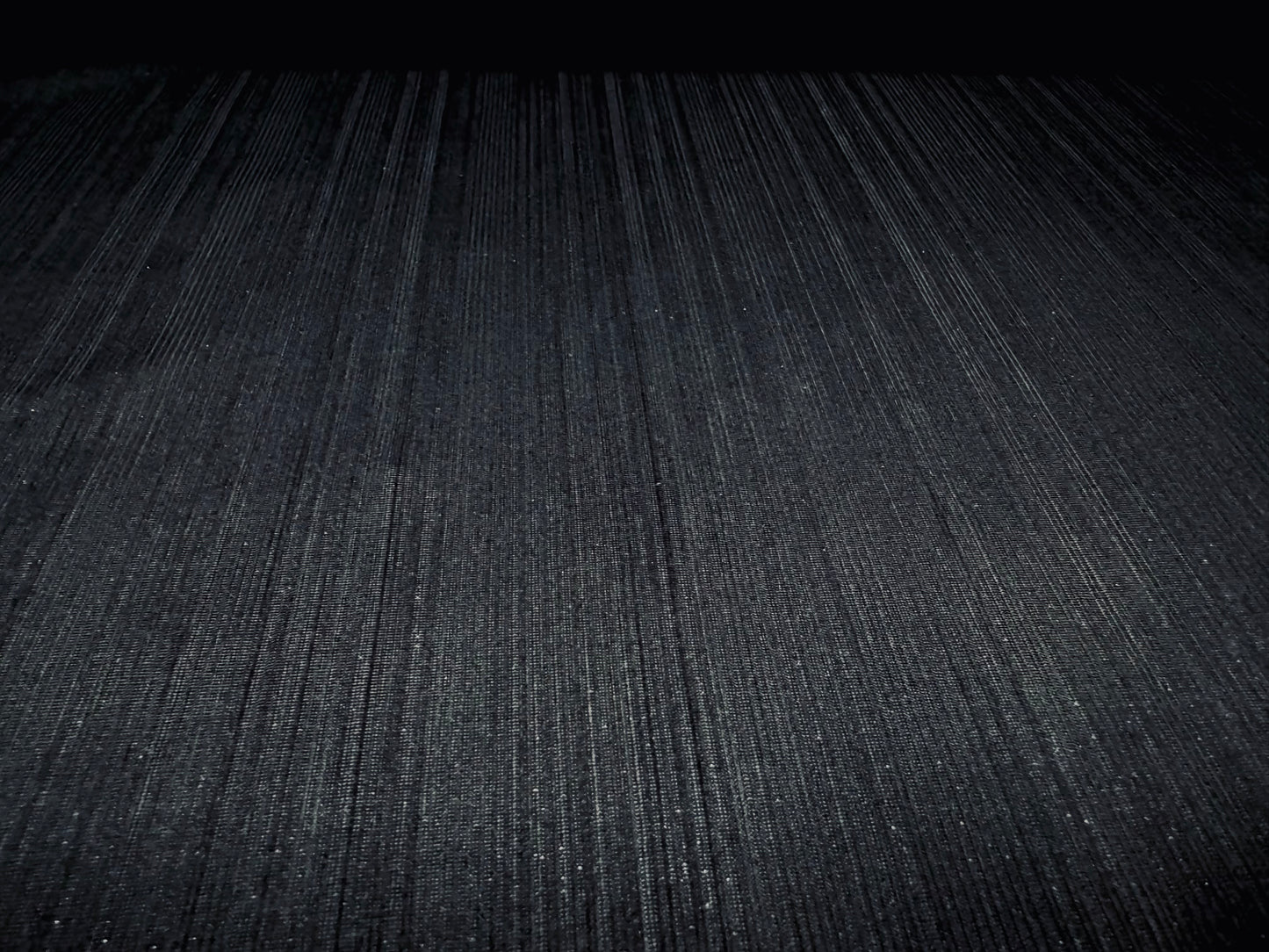 Wet look ribbed jersey dress fabric, per metre - black