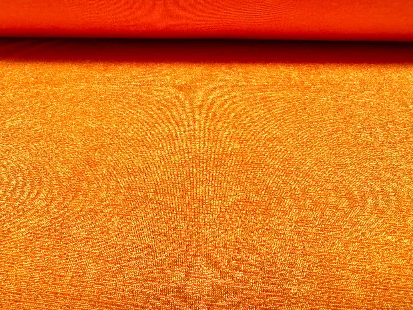 Slinky Stretch spandex jersey fabric, per metre - plain - satsuma orange