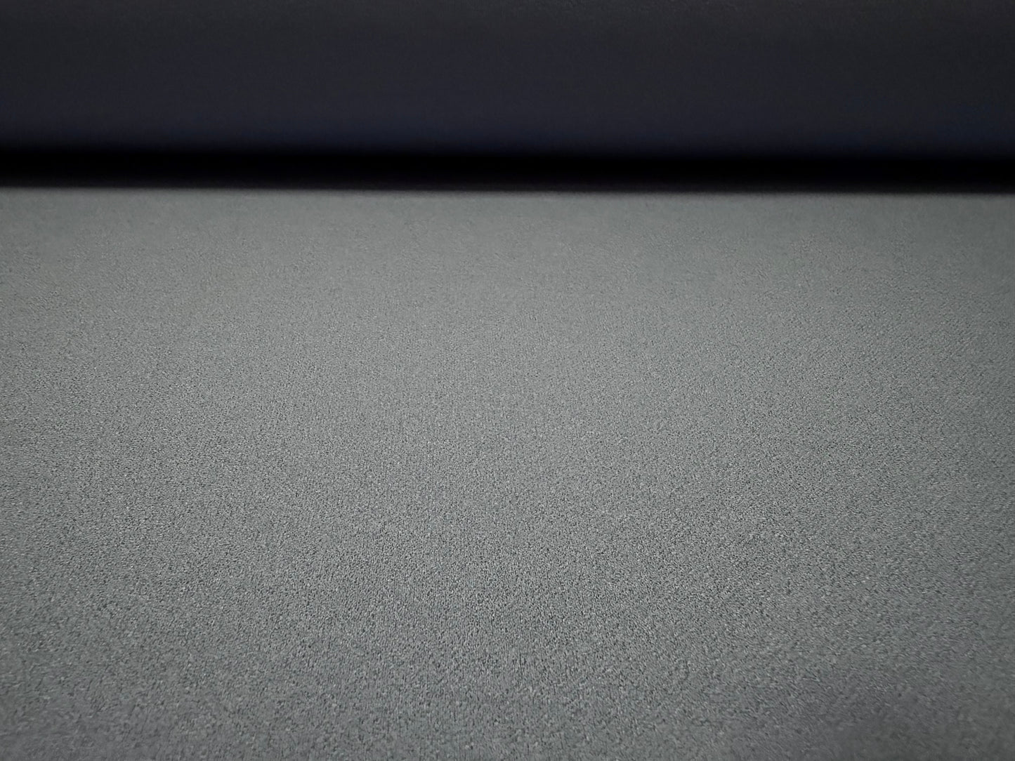 Scuba crepe stretch spandex double jersey fabric, per metre - plain - storm grey