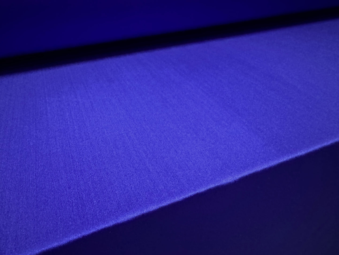 Swimwear stretch spandex jersey fabric, per metre - plain - cobalt blue