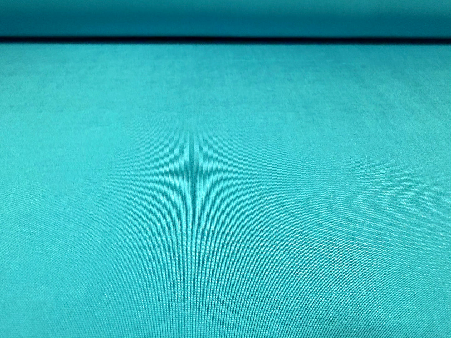 Stretch spandex single Jersey fabric, per metre - plain - turquoise blue