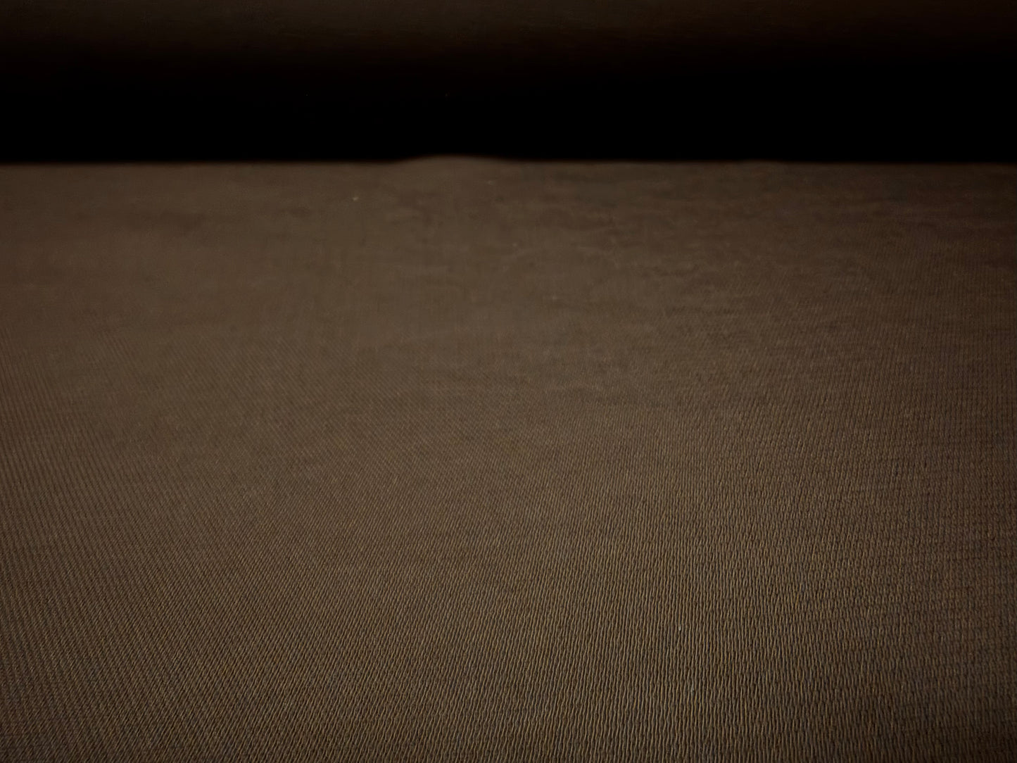 French crepe jersey dress fabric, per metre - dark brown