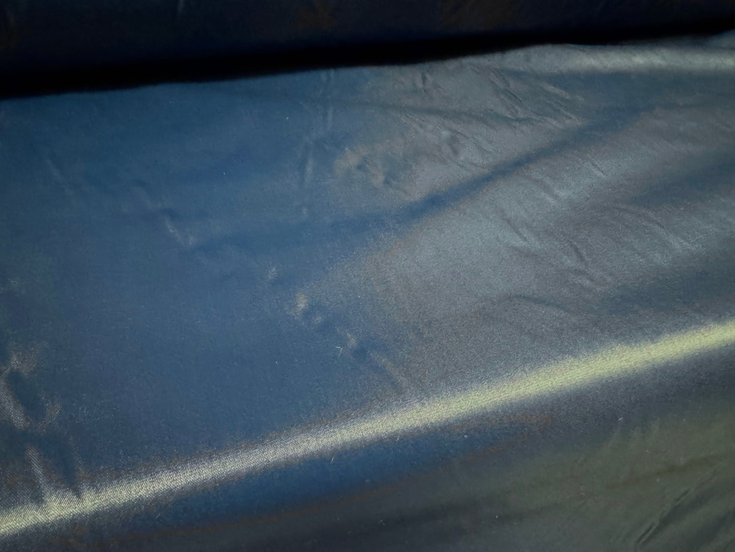 Lightweight coated nylon fabric, per metre - plain - French Navy