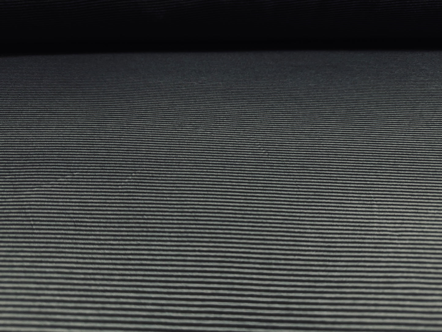 Viscose spandex stretch single jersey fabric, per metre - pinstripe - charcoal & grey