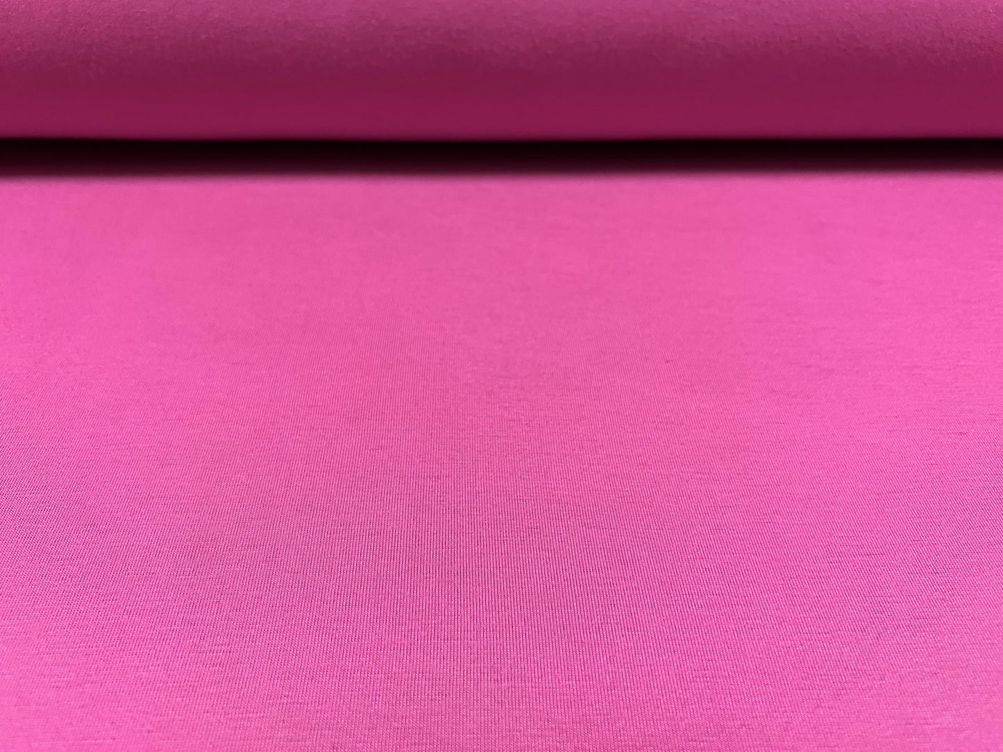 Viscose spandex stretch single jersey fabric, per metre - plain - magenta
