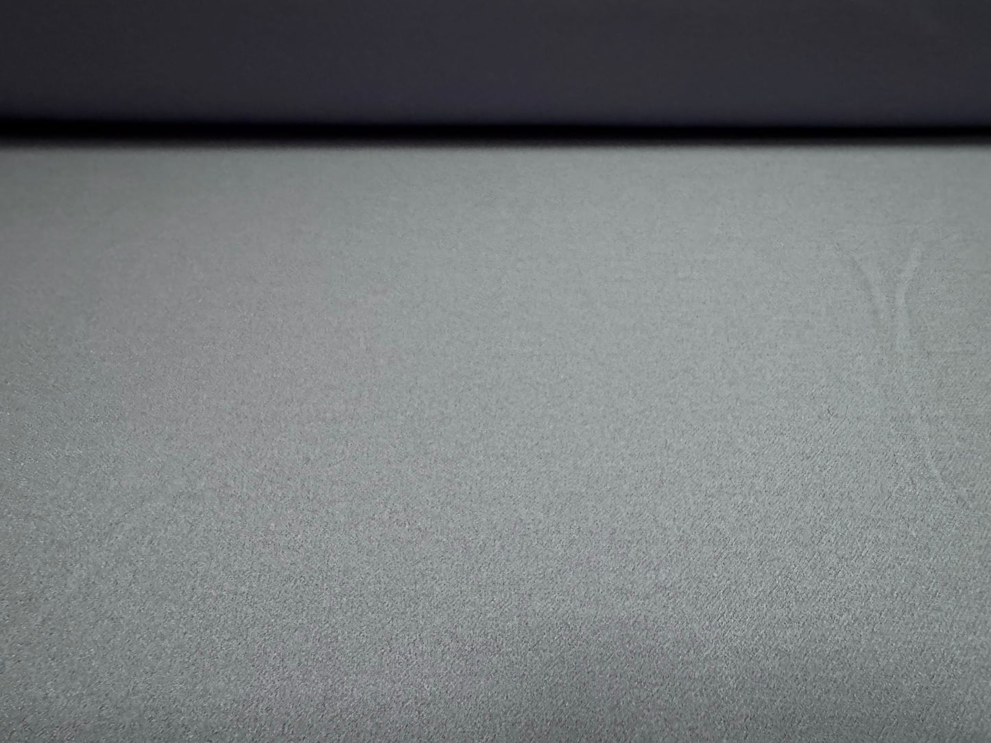 Scuba crepe stretch spandex double jersey fabric, per metre - plain - blue grey