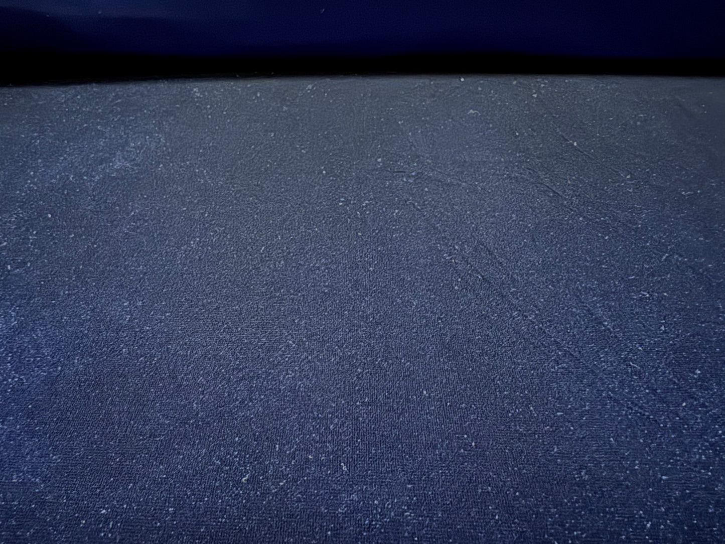 Spandex velvet stretch dress fabric, per metre - plain - dark navy blue