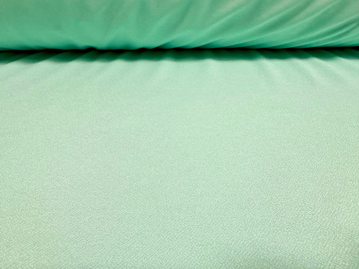 Valentino crepe stretch spandex jersey fabric - per metre - plain - mint green