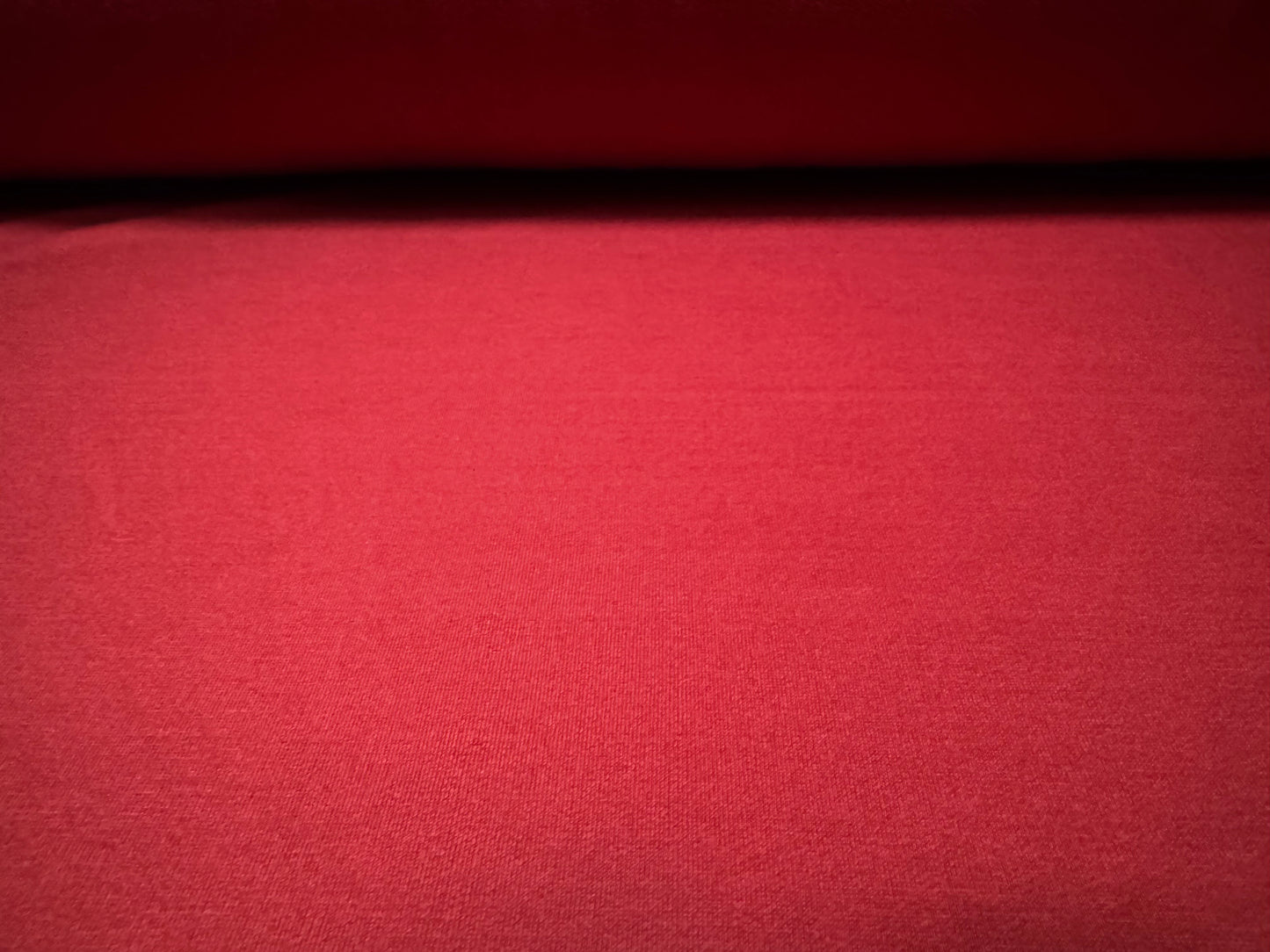 Soft handle French Terry loopback jersey fabric, per metre - Plain - winter red