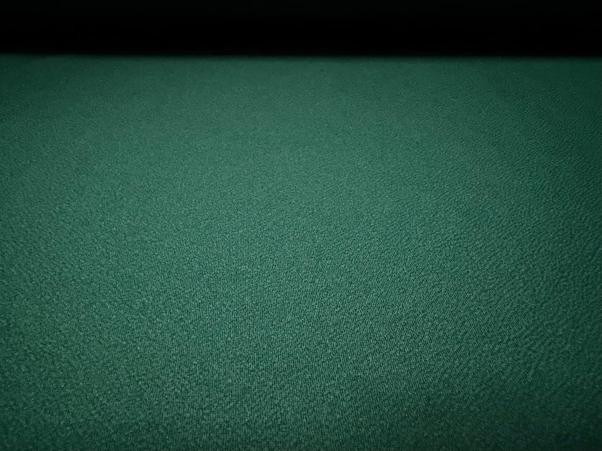 Liverpool textured stretch double jersey fabric, per metre - plain - bottle green