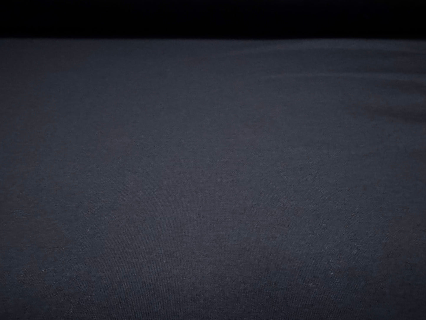 Cotton spandex stretch single jersey fabric, per metre - plain - dark navy blue
