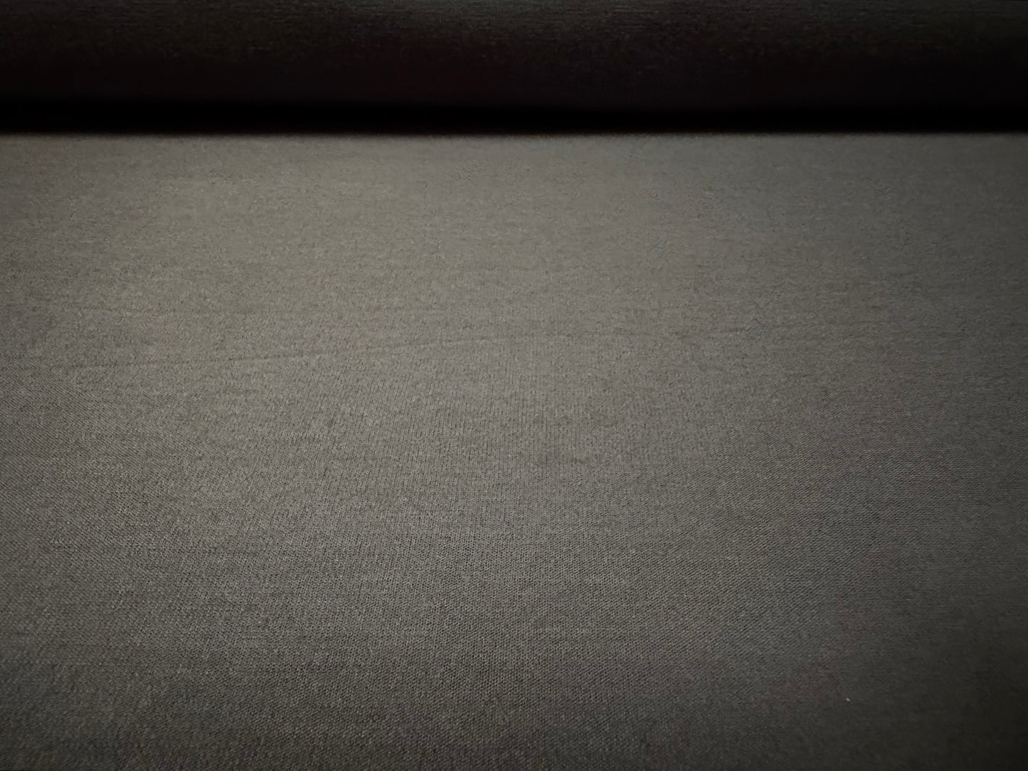 Viscose spandex stretch single jersey fabric, per metre - plain - mid grey