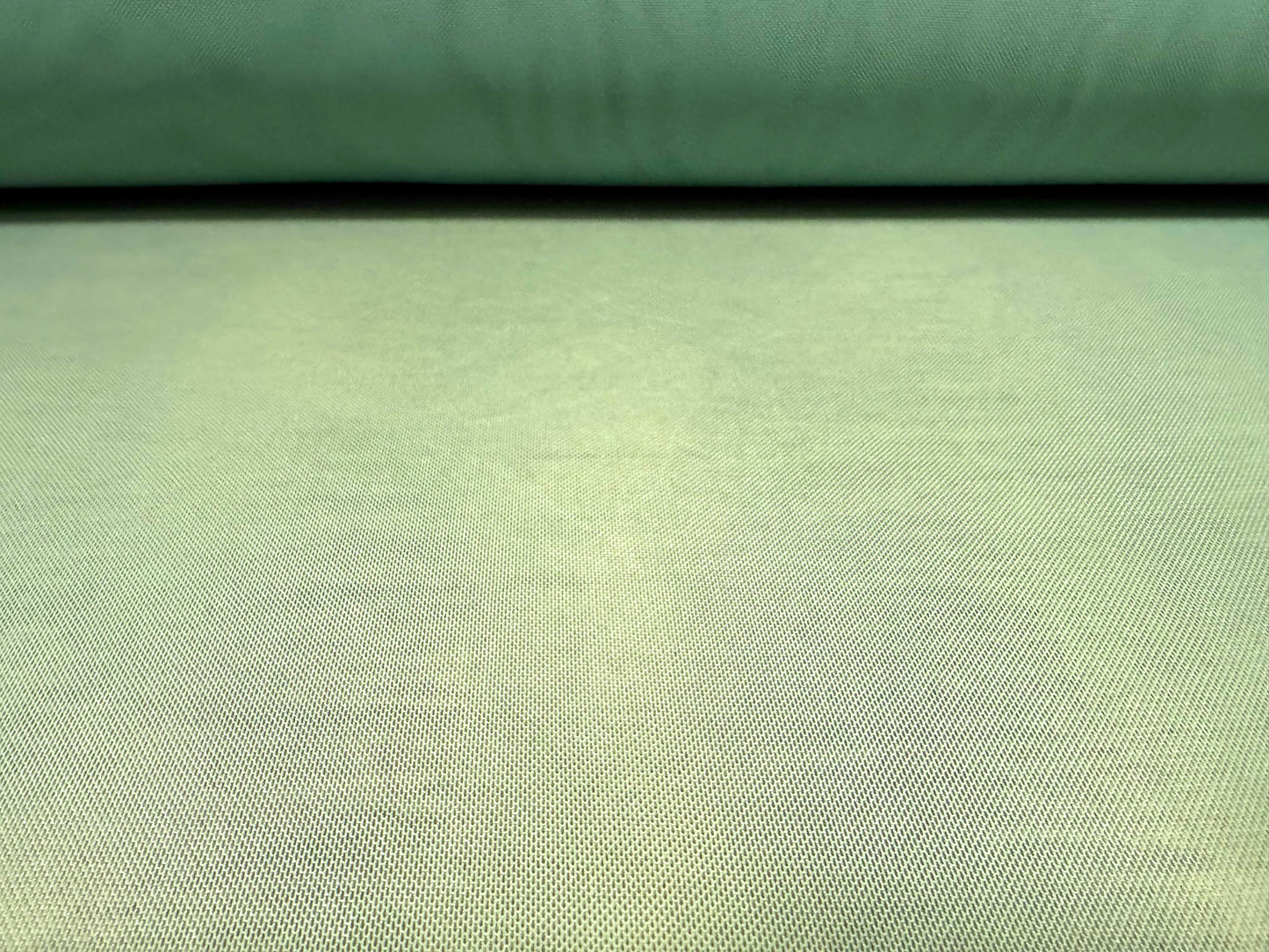 Power mesh net stretch spandex fabric, per metre - plain - mint green