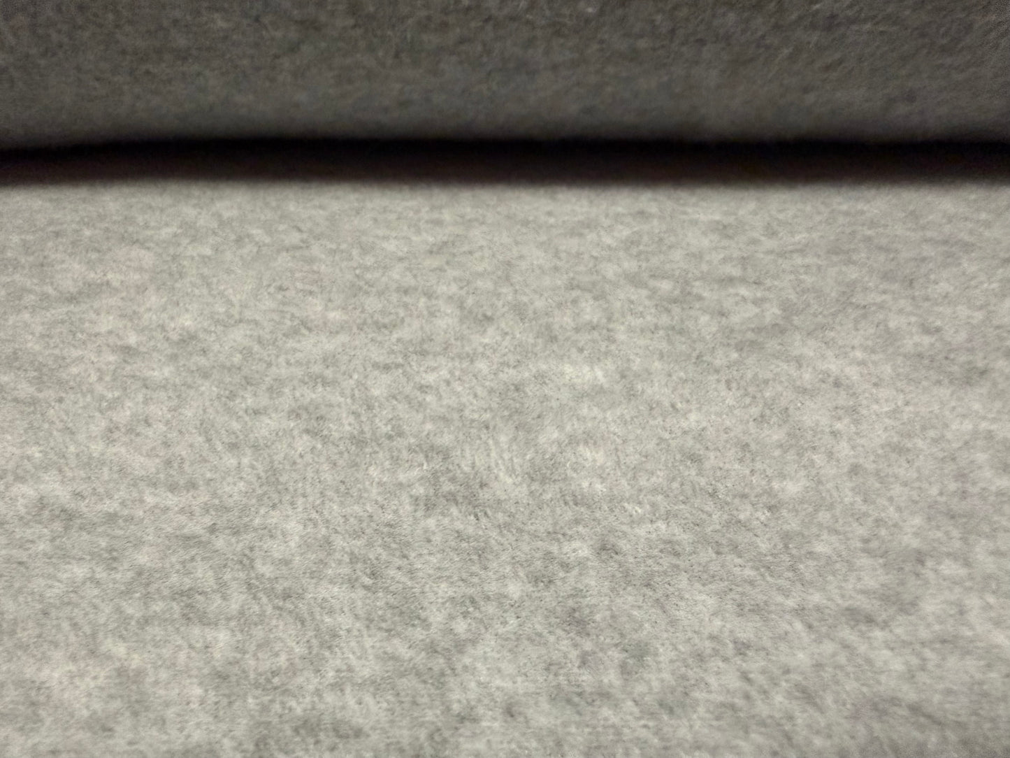 Polar fleece fabric, per metre - plain - grey marl