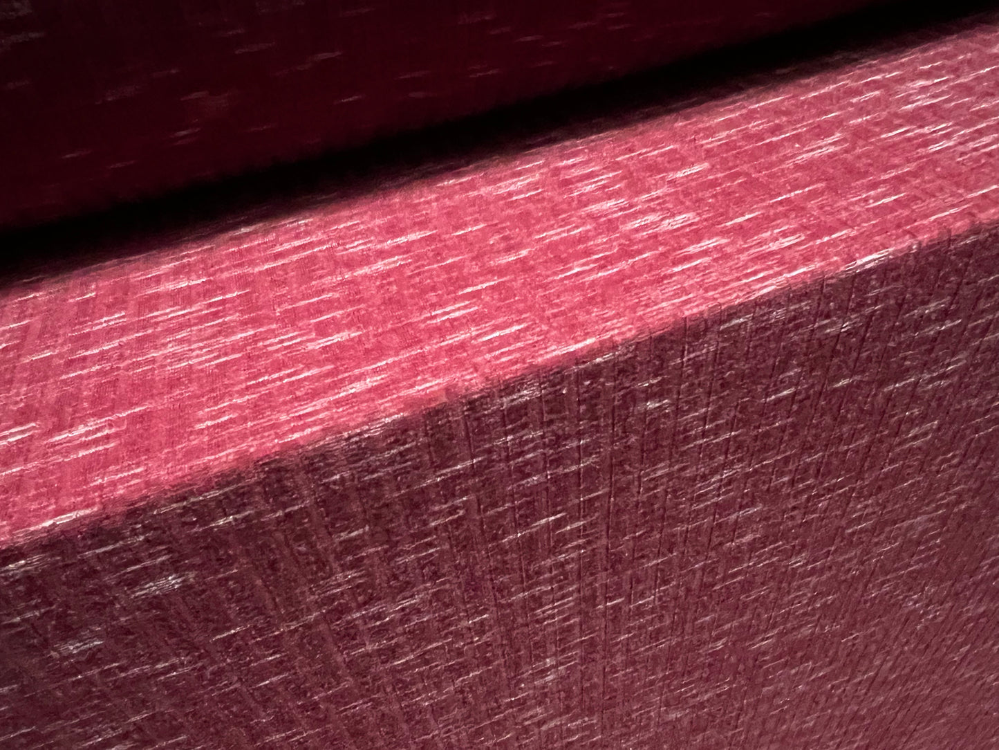 Soft stretch ribbed jersey knit fabric, per metre - dash melange - wine