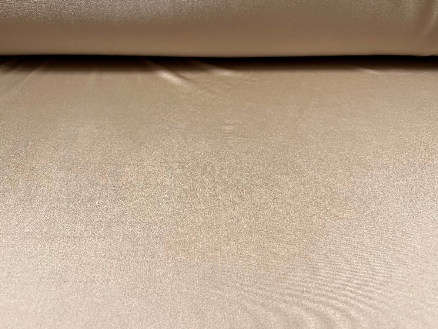Swimwear stretch spandex jersey fabric, per metre - plain - stone