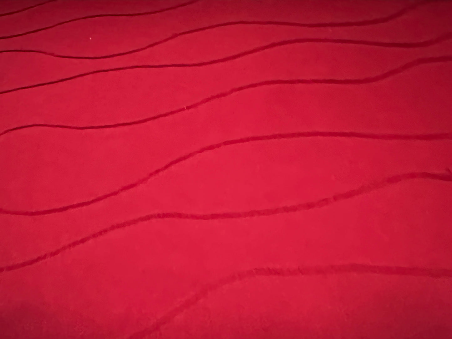 Wave jacquard stretch spandex single jersey fabric, per metre - red