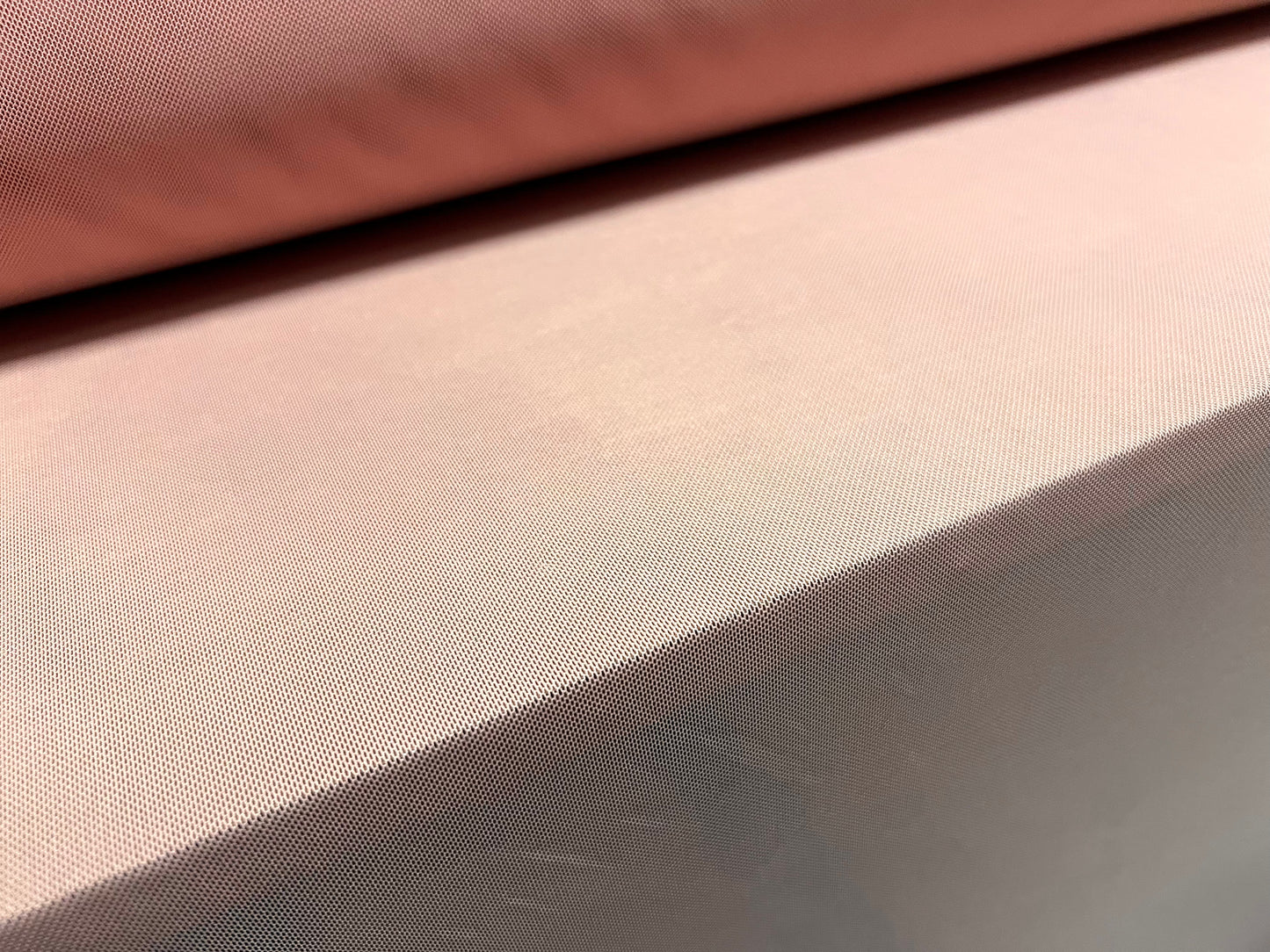 Power mesh net stretch spandex fabric, per metre - plain - pink