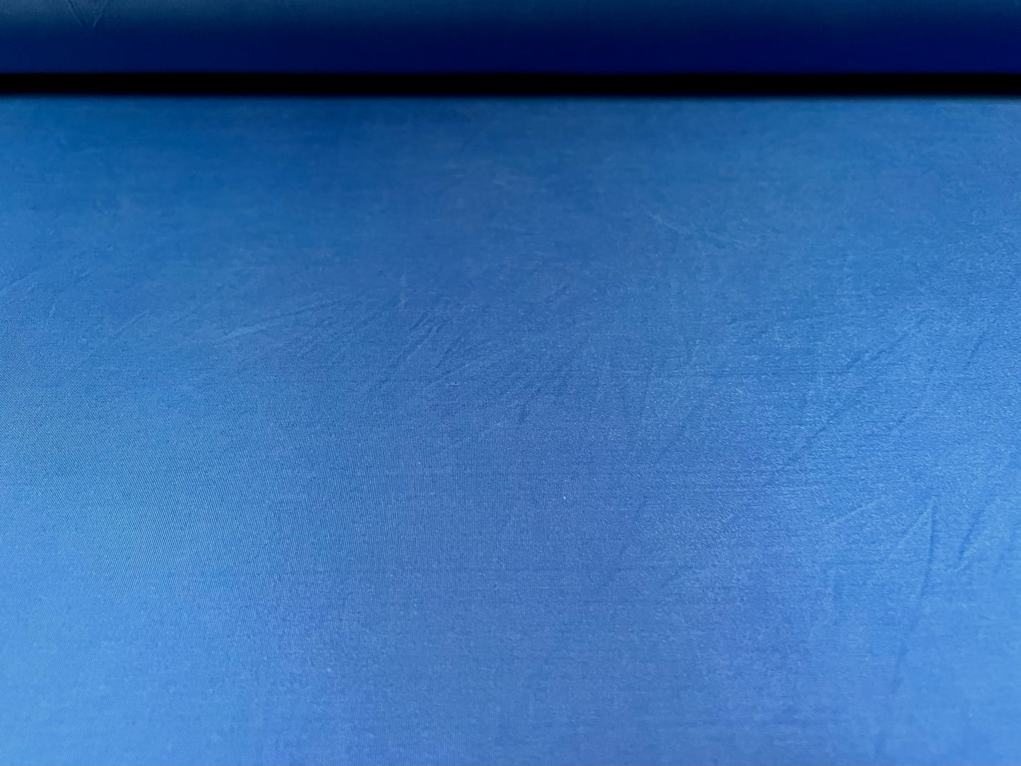 Soft touch stretch spandex single jersey fabric, per metre - plain - cobalt blue