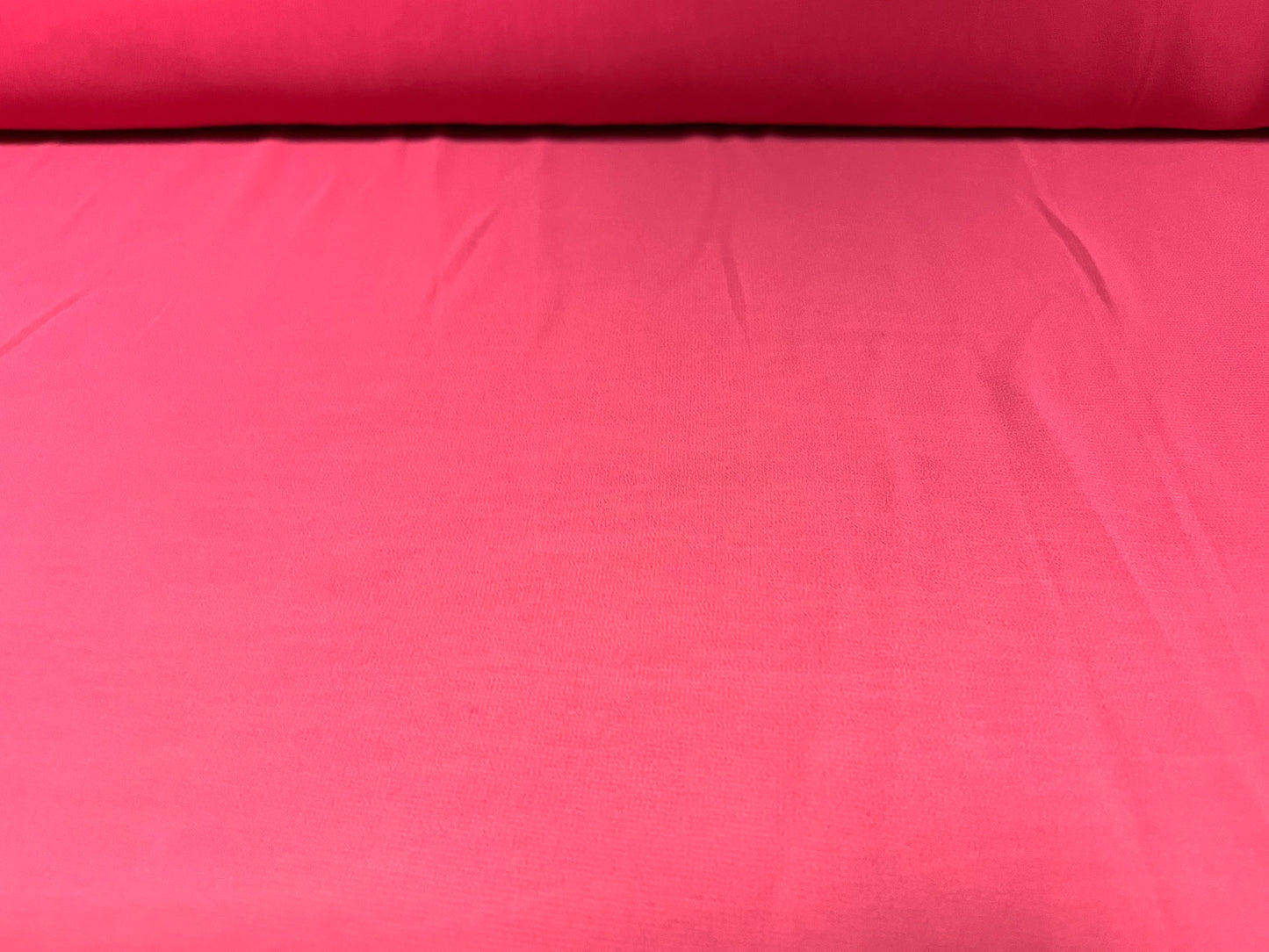 Chiffon woven dress fabric, per metre - plain - fuchsia pink