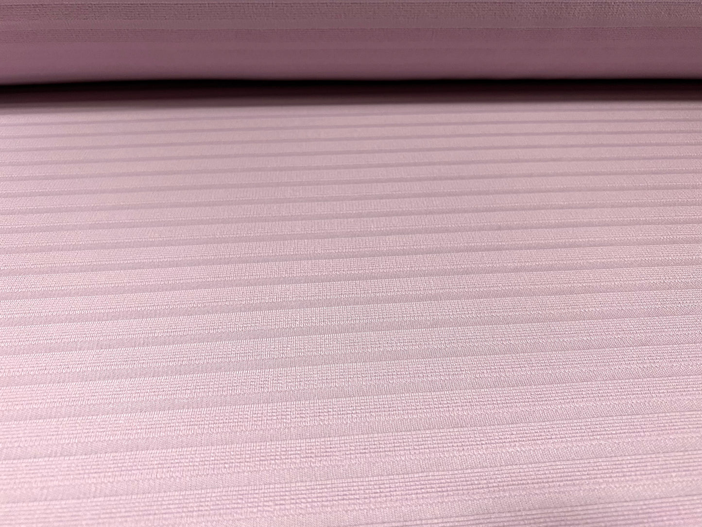 Ottoman rib stripe stretch jersey fabric , per metre - burnout stripe - lilac