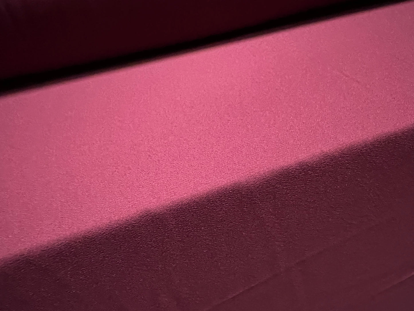 Woven georgette dress fabric - plain - damson