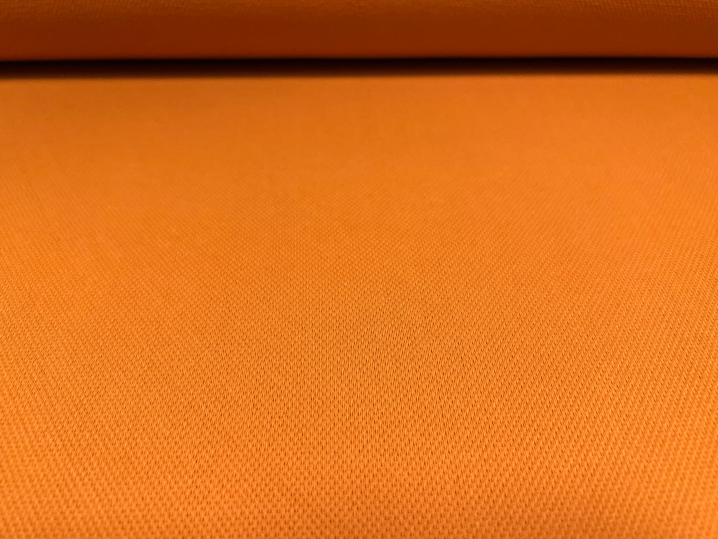 Soft stretch spandex jersey fabric, per metre - micro dobby jacquard - burnt orange
