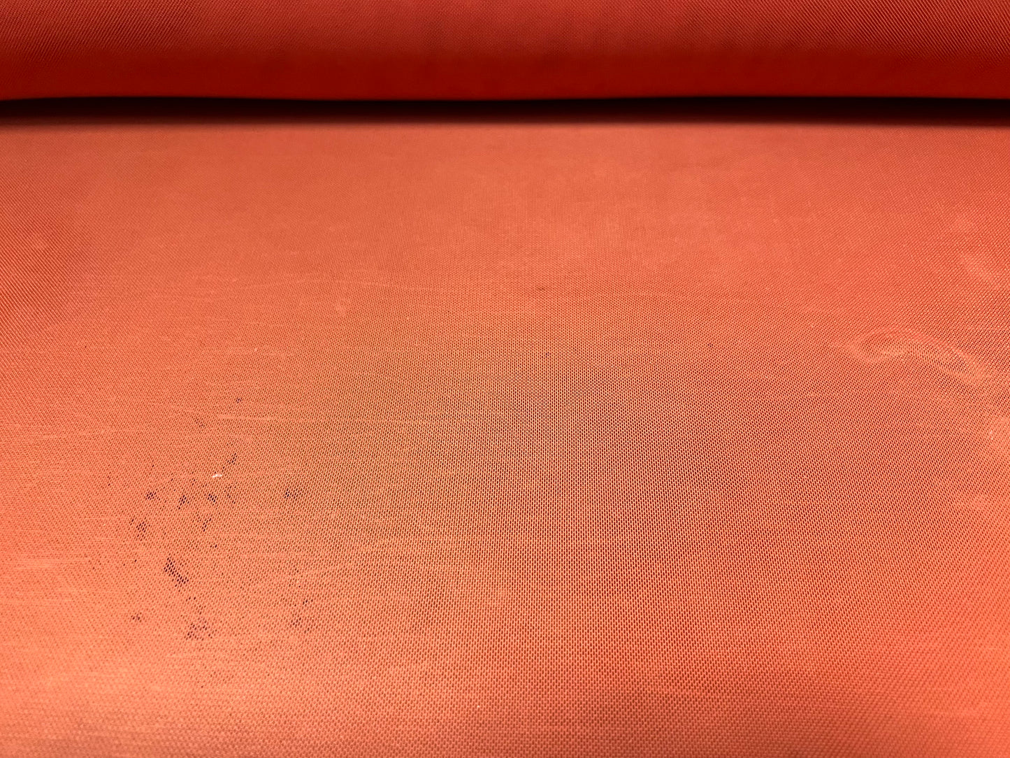 Power mesh net stretch spandex fabric, per metre - plain - burnt orange