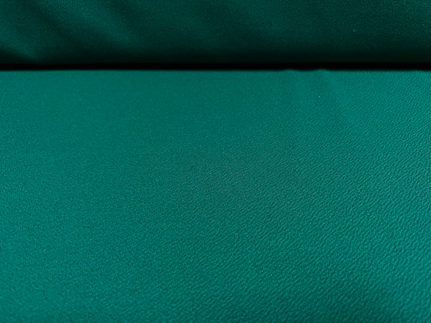 Liverpool textured scuba stretch spandex jersey fabric, per metre - plain - dark emerald green