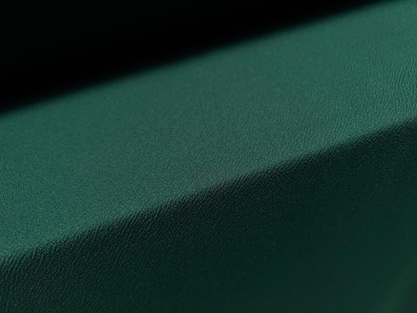 Scuba crepe stretch spandex double jersey fabric, per metre - plain - dark green