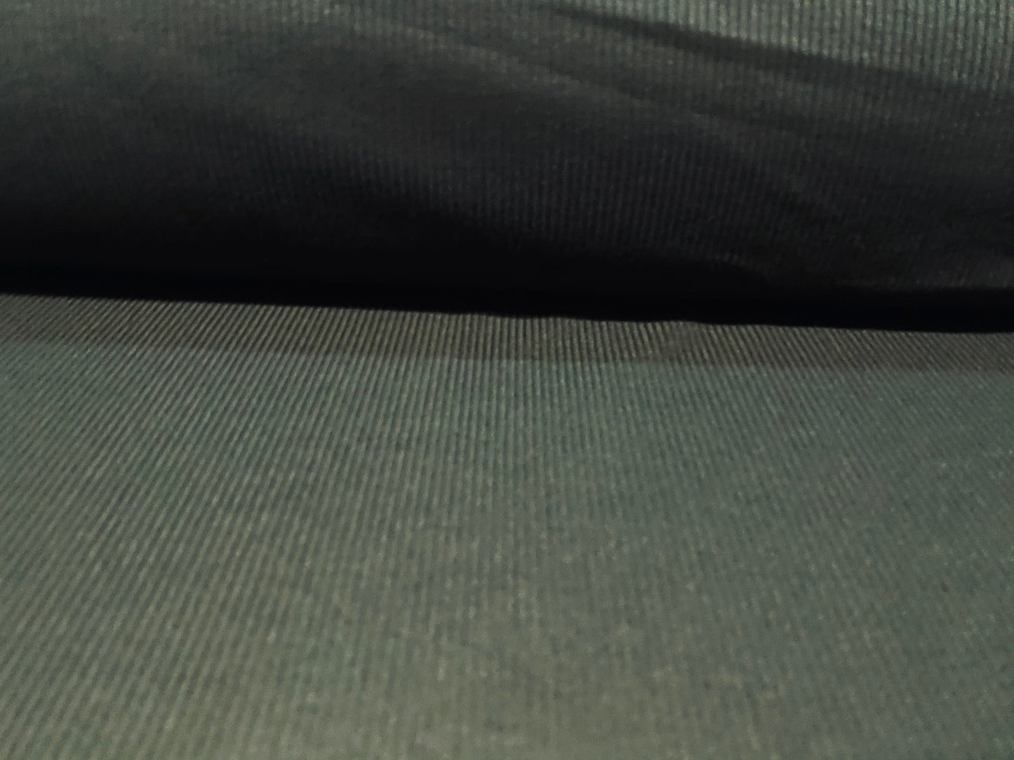 Soft touch rib jersey knit fabric, per metre - dark khaki