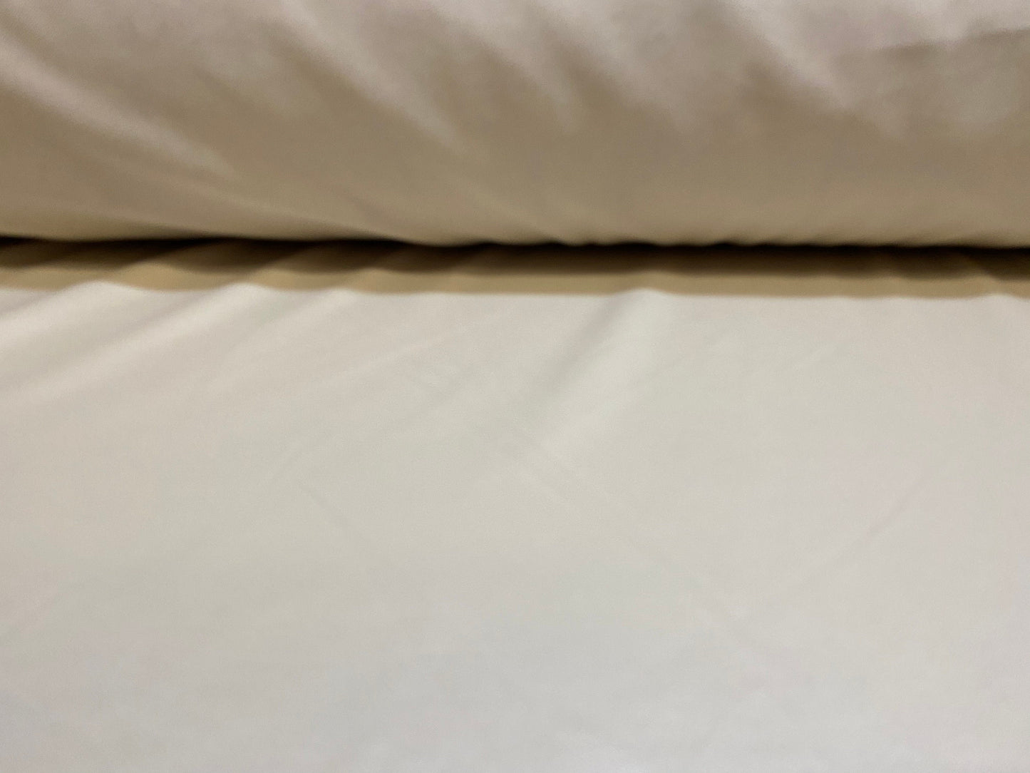 Ciré coated double jersey stretch spandex wet look fabric, per metre - dark cream