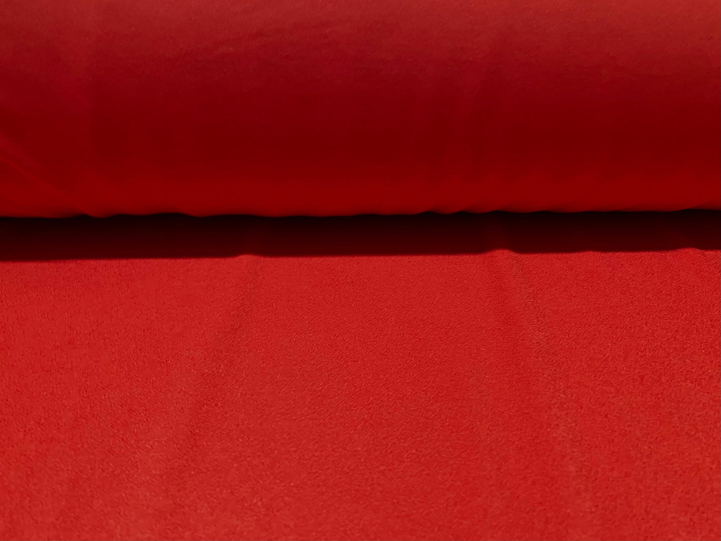 Valentino crepe spandex jersey fabric - similar to scuba - per metre - dark coral