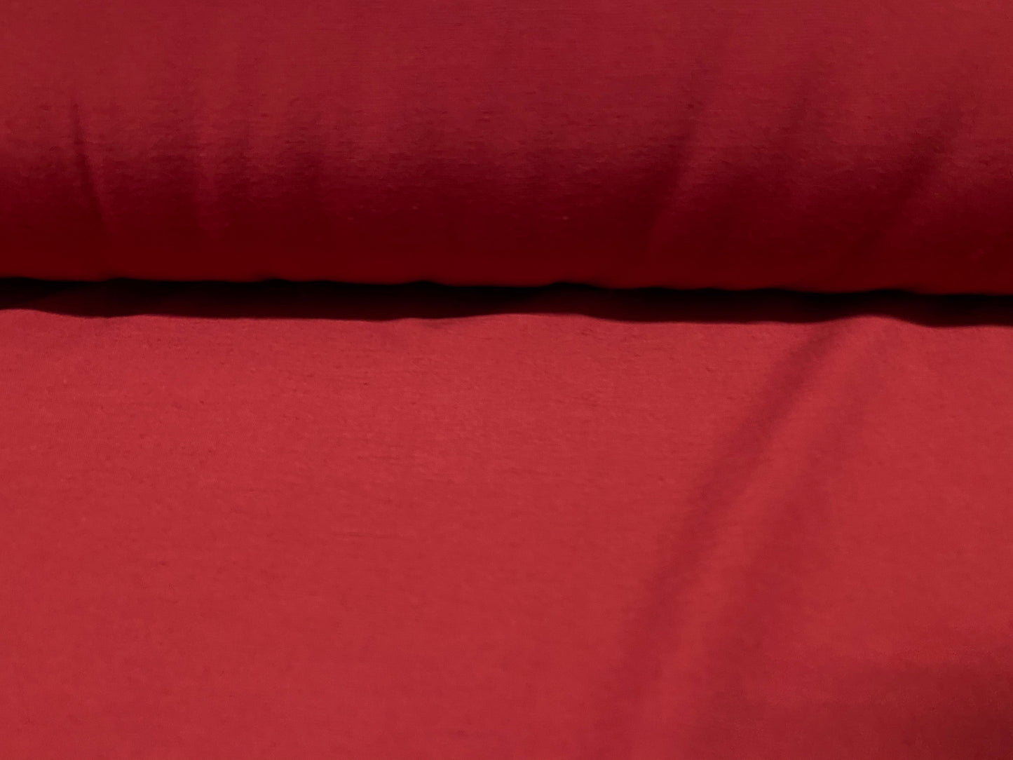 Linen look woven dress fabric, per metre - raspberry