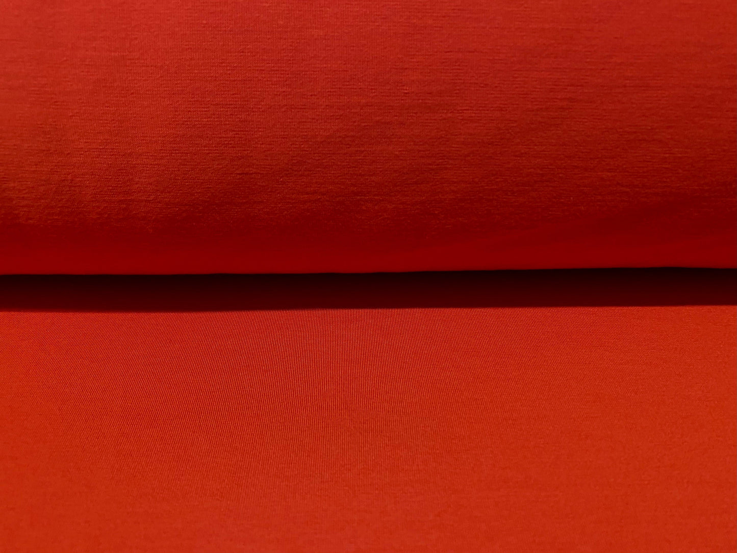 Single jersey dress fabric, per metre - dark orange