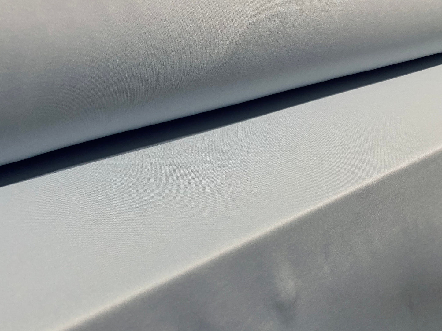 Single jersey polyester fabric - 60 inches wide - plain - Light blue