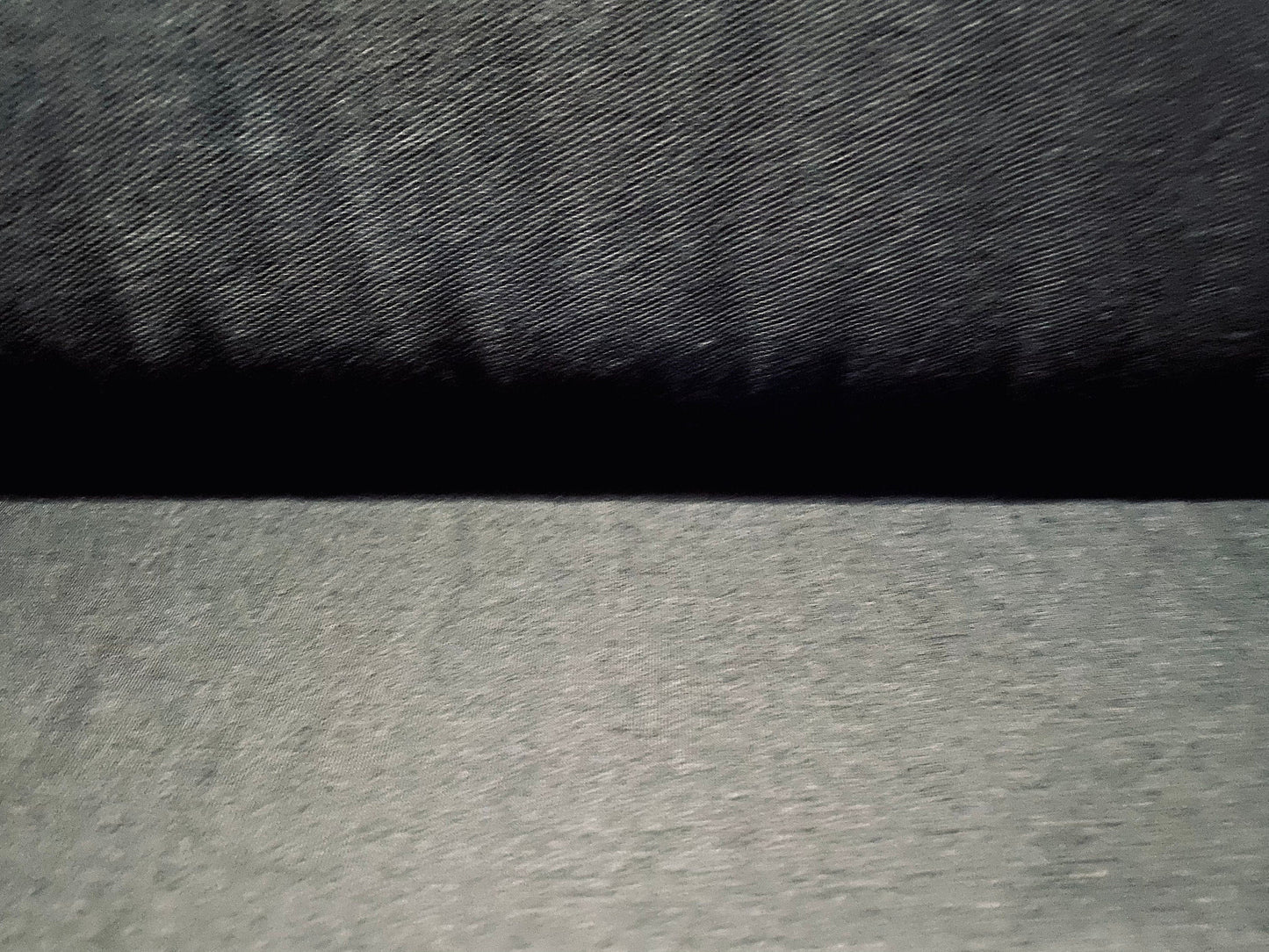 Soft handle loopback jersey fabric, per metre - black